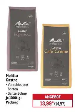 METRO Melitta Gastro Angebot