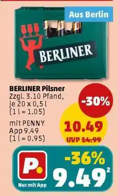 PENNY BERLINER Pilsner Angebot