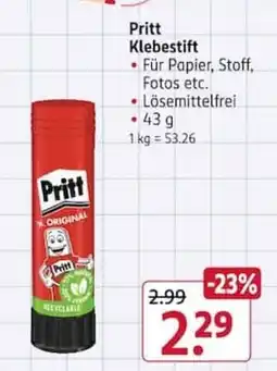 Rossmann Pritt Klebestift Angebot