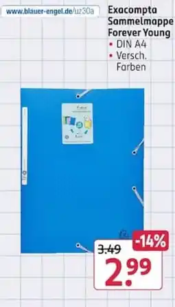 Rossmann Exacompta Sammelmappe Forever Young Angebot