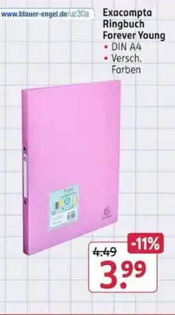 Rossmann Exacompta Ringbuch Forever Young Angebot