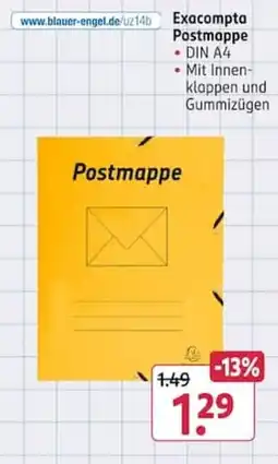 Rossmann Exacompta Postmappe Angebot