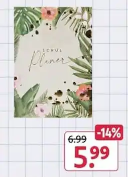 Rossmann SCHUL Planer Angebot