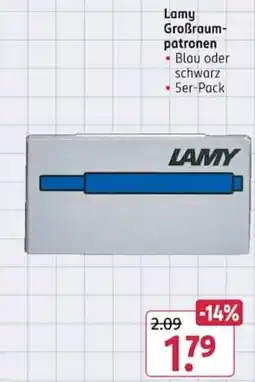 Rossmann Lamy Großraumpatronen Angebot