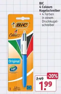 Rossmann BIC 4 Colours Kugelschreiber Angebot