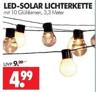 Wreesmann LED-SOLAR LICHTERKETTE Angebot