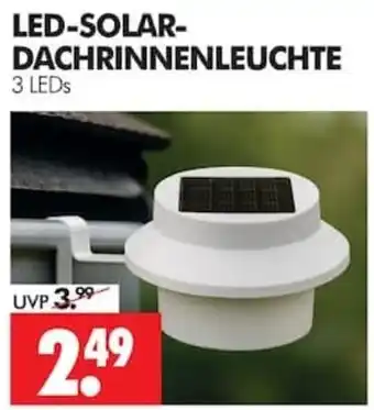 Wreesmann LED-SOLAR-DACHRINNENLEUCHTE Angebot