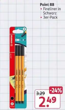 Rossmann STANLEY Point 88 Fineliner Angebot