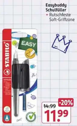 Rossmann STABILO Easybuddy Schulfüller Angebot