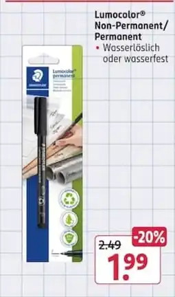 Rossmann Lumocolor® Non-Permanent/Permanent Angebot