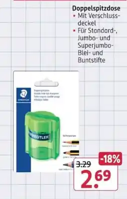 Rossmann Doppelspitzdose BICEDTLER Angebot