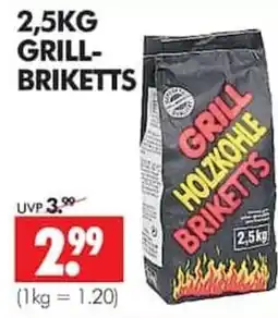 Wreesmann GRILL-HOLZKOHLE BRIKETTTS Angebot