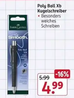 Rossmann Faber-Castell Poly Ball XB Kugelschreiber Angebot