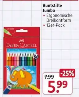 Rossmann FABER-CASTELL Buntstifte Jumbo Angebot