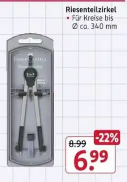 Rossmann FABER-CASTELL Riesenteilzirkel Angebot