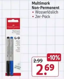 Rossmann Faber-Castell Multimark Non-Permanent Angebot
