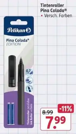 Rossmann Pelikan Tintenroller Pina Colada Angebot