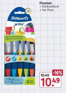 Rossmann Pelikan griffix Pinselset Angebot