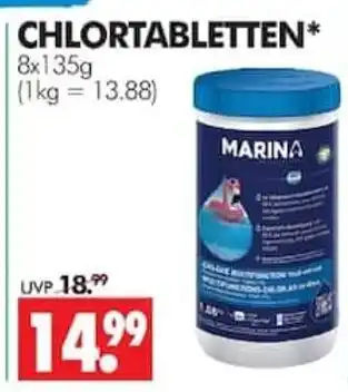 Wreesmann CHLORTABLETTEN* MARINA Angebot