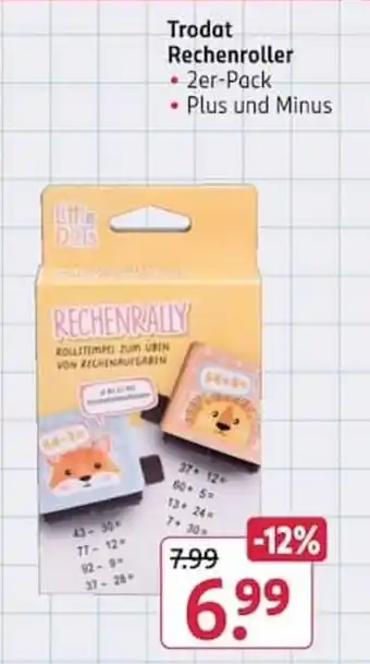 Rossmann Trodat Rechenroller Angebot
