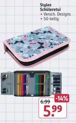 Rossmann Stylex Schüleretui Angebot