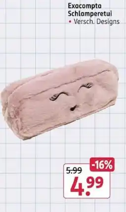 Rossmann Exacompta Schlamperetui Angebot