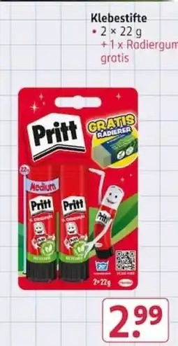 Rossmann Klebestifte Pritt Angebot