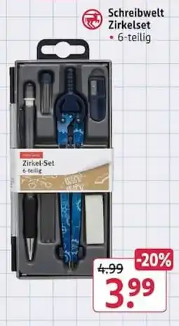 Rossmann Schreibwelt Zirkelset Angebot