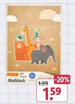 Rossmann Malblock Angebot