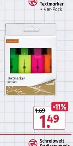 Rossmann Textmarker 4er-Pack Angebot