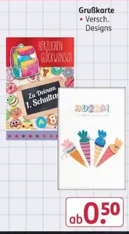 Rossmann Grußkarte Versch. Designs Angebot