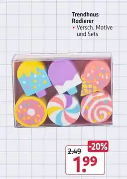 Rossmann Trendhaus Radierer Angebot
