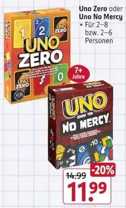 Rossmann UNO SHOW 'EN NO MERCY Angebot