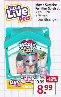 Rossmann Mama Surprise Families Spielset Angebot