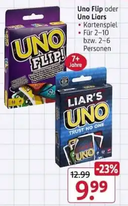 Rossmann LIAR'S UNO Angebot