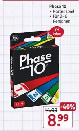 Rossmann Phase 10 Kartenspiel Angebot