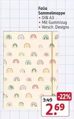 Rossmann Folia Sammelmappe Angebot