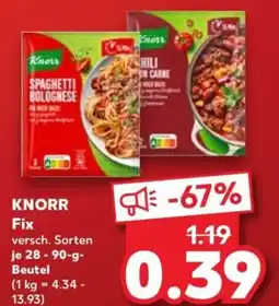Kaufland KNORR Fix Angebot