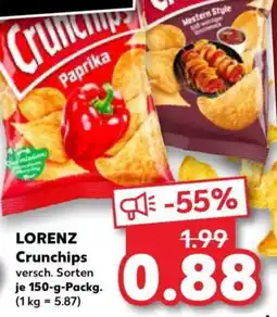 Kaufland LORENZ Crunchips Angebot