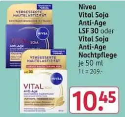 Rossmann Nivea Vital Soja Anti-Age Angebot