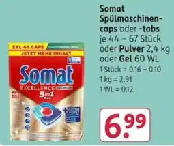 Rossmann Somat Spülmachinecaps Angebot