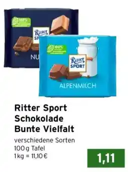 CAP Markt Ritter Sport Schokolade Bunte Vielfalt Angebot