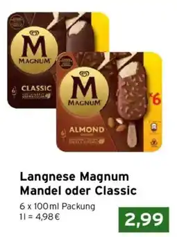 CAP Markt Langnese Magnum Mandel oder Classic Angebot