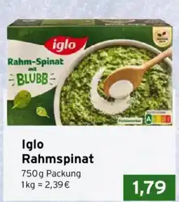 CAP Markt Iglo Rahmspinat Angebot