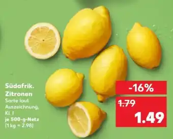 Kaufland Südafrik. Zitronen Angebot