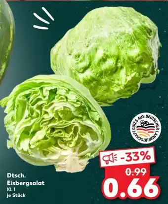 Kaufland Dtsch. Eisbergsalat Angebot