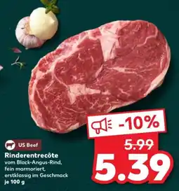 Kaufland US Beef Rinderentrecôte Angebot