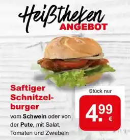CAP Markt Saftiger Schnitzel-burger Angebot