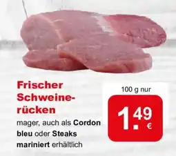 CAP Markt Frischer Schweine-rücken Angebot
