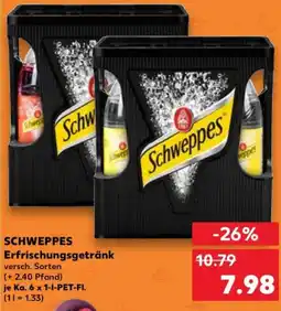 Kaufland SCHWEPPES Erfrischungsgetränk Angebot
